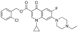 3-Quinolinecarboxylic acid, 1-cyclopropyl-7-(4-ethyl-1-piperazinyl)-6-fluoro-1,4-dihydro-4-oxo-, (2-chlorophenyl)Methyl ester CAS#: 1241999-65-4