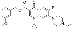 3-Quinolinecarboxylic acid, 1-cyclopropyl-7-(4-ethyl-1-piperazinyl)-6-fluoro-1,4-dihydro-4-oxo-, (3-Methoxyphenyl)Methyl ester CAS#: 1242011-03-5
