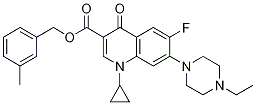 3-Quinolinecarboxylic acid, 1-cyclopropyl-7-(4-ethyl-1-piperazinyl)-6-fluoro-1,4-dihydro-4-oxo-, (3-Methylphenyl)Methyl ester CAS#: 1241994-50-2
