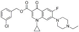 3-Quinolinecarboxylic acid, 1-cyclopropyl-7-(4-ethyl-1-piperazinyl)-6-fluoro-1,4-dihydro-4-oxo-, (3-chlorophenyl)Methyl ester CAS#: 1241970-22-8
