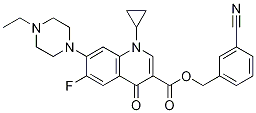 3-Quinolinecarboxylic acid, 1-cyclopropyl-7-(4-ethyl-1-piperazinyl)-6-fluoro-1,4-dihydro-4-oxo-, (3-cyanophenyl)Methyl ester CAS#: 1241989-66-1
