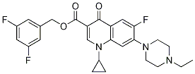 3-Quinolinecarboxylic acid, 1-cyclopropyl-7-(4-ethyl-1-piperazinyl)-6-fluoro-1,4-dihydro-4-oxo-, (3,5-difluorophenyl)Methyl ester CAS#: 1242006-37-6