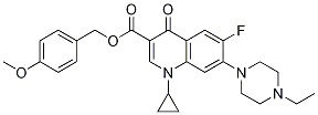 3-Quinolinecarboxylic acid, 1-cyclopropyl-7-(4-ethyl-1-piperazinyl)-6-fluoro-1,4-dihydro-4-oxo-, (4-Methoxyphenyl)Methyl ester CAS#: 1241968-97-7