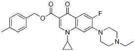 3-Quinolinecarboxylic acid, 1-cyclopropyl-7-(4-ethyl-1-piperazinyl)-6-fluoro-1,4-dihydro-4-oxo-, (4-Methylphenyl)Methyl ester CAS#: 1242004-02-9