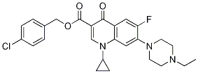 3-Quinolinecarboxylic acid, 1-cyclopropyl-7-(4-ethyl-1-piperazinyl)-6-fluoro-1,4-dihydro-4-oxo-, (4-chlorophenyl)Methyl ester CAS#: 1241986-04-8