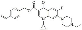 3-Quinolinecarboxylic acid, 1-cyclopropyl-7-(4-ethyl-1-piperazinyl)-6-fluoro-1,4-dihydro-4-oxo-, (4-ethenylphenyl)Methyl ester CAS#: 1242000-53-8