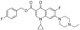 3-Quinolinecarboxylic acid, 1-cyclopropyl-7-(4-ethyl-1-piperazinyl)-6-fluoro-1,4-dihydro-4-oxo-, (4-fluorophenyl)Methyl ester CAS#: 1241976-22-6