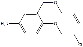3-(allyloxymethyl)-4-(2-chloroethoxy)benzenamine CAS#: 1312603-46-5