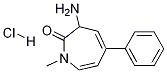 3-amino-1-methyl-5-phenyl-1H-azepin-2(3H)-one hydrochloride CAS#: 1116395-27-7