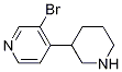3-broMo-4-(piperidin-3-yl)pyridine CAS#: 1256795-28-4