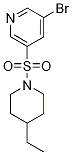 3-broMo-5-(4-ethylpiperidin-1-ylsulfonyl)pyridine CAS#: 1306711-69-2