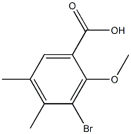3-bromo-2-methoxy-4,5-dimethylbenzoic acid CAS#: 1245532-88-0
