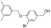{3-bromo-4-[(3,5-dimethylbenzyl)oxy]phenyl}methanol CAS#: 1135283-86-1