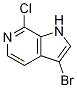 3-bromo-7-chloro-1H-pyrrolo[2,3-c]pyridine CAS#: 1190318-02-5