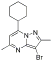 3-bromo-7-cyclohexyl-2,5-dimethylpyrazolo[1,5-a]pyrimidine CAS#: 1263286-18-5