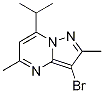 3-bromo-7-isopropyl-2,5-dimethylpyrazolo[1,5-a]pyrimidine CAS#: 1263282-81-0