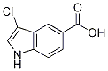 3-chloro-1H-indole-5-carboxylic acid CAS#: 1224699-05-1