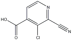 3-chloro-2-cyanoisonicotinic acid CAS#: 1256820-57-1
