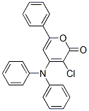 3-chloro-4-(diphenylamino)-6-phenyl-pyran-2-one CAS#: 70486-07-6