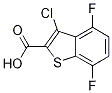 3-chloro-4,7-difluorobenzo[b]thiophene-2-carboxylic acid CAS#: 1314399-70-6