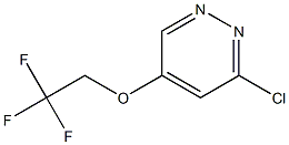 3-chloro-5-(2,2,2-trifluoroethoxy)pyridazine CAS#: 1346691-33-5
