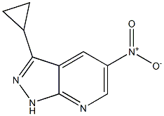 3-cyclopropyl-5-nitro-1H-pyrazolo[3,4-b]pyridine CAS#: 1186608-74-1
