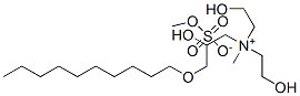 (3-decyloxy-2-hydroxypropyl)bis(2-hydroxyethyl)methylammonium methyl sulphate CAS#: 70776-67-9