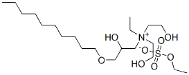(3-decyloxy-2-hydroxypropyl)ethylbis(2-hydroxyethyl)ammonium ethyl sulphate CAS#: 70776-71-5