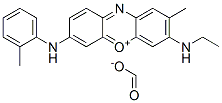 3-(ethylamino)-2-methyl-7-[(o-tolyl)amino]phenoxazin-5-ium formate CAS#: 71566-77-3