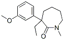 3-ethylhexahydro-3-(3-methoxyphenyl)-1-methyl-2H-azepin-2-one CAS#: 71556-72-4