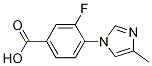 3-fluoro-4-(4-Methyl-1H-iMidazol-1-yl)benzoic acid CAS#: 1243205-04-0