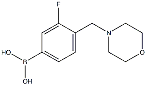 3-fluoro-4-(MorpholinoMethyl)phenylboronic acid CAS#: 1333388-00-3