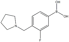 3-fluoro-4-(pyrrolidin-1-ylMethyl)phenylboronic acid CAS#: 1333394-28-7