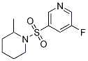 3-fluoro-5-(2-Methylpiperidin-1-ylsulfonyl)pyridine CAS#: 1241234-75-2