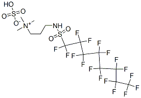 [3-[[(heptadecafluorooctyl)sulphonyl]amino]propyl]trimethylammonium hydrogen sulphate CAS#: 70225-26-2