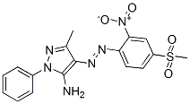 3-methyl-4-[[4-(methylsulphonyl)-2-nitrophenyl]azo]-1-phenyl-1H-pyrazol-5-amine CAS#: 70210-09-2