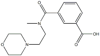 3-(methyl(2-morpholinoethyl)carbamoyl)benzoic acid CAS#: 1354652-99-5