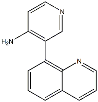 3-(quinolin-8-yl)pyridin-4-aMine CAS#: 1125412-18-1