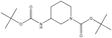 3-[[(tert-Butoxy)carbonyl]amino]-1-piperidinecarboxylic acid tert-butyl ester CAS#: 1217710-80-9