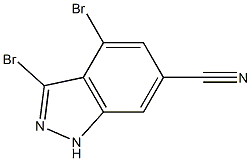 3,4-DibroMo-6-cyano (1H)indazole CAS#: 1082041-93-7