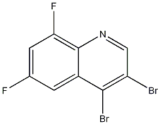 3,4-Dibromo-6,8-difluoroquinoline CAS#: 1210168-52-7