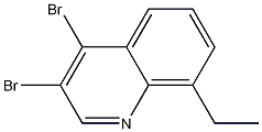 3,4-Dibromo-8-ethylquinoline CAS#: 1208613-85-7