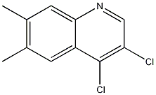 3,4-Dichloro-6,7-dimethylquinoline CAS#: 1204811-00-6
