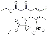 3(4H)-Quinolinecarboxylic acid, 1-[1-(ethoxycarbonyl)cyclopropyl]-6-fluoro-7-Methyl-8-nitro-4-oxo-, ethyl ester CAS#: 1089336-58-2