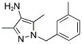 3,5-DIMETHYL-1-(3-METHYL-BENZYL)-1H-PYRAZOL-4-YLAMINE CAS#: 1185550-19-9
