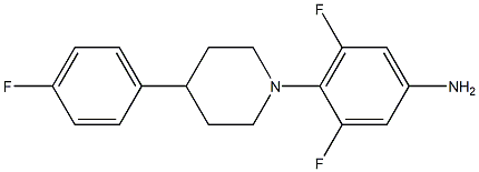 3,5-difluoro-4-(4-(4-fluorophenyl)piperidin-1-yl)aniline CAS#: 1332356-31-6