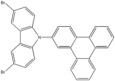 3,6-Dibromo-9-(triphenylen-2-yl)carbazole CAS#: 1351870-16-0