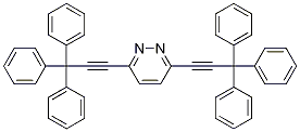 3,6-bis(3,3,3-triphenylpropynyl)pyridazine CAS#: 1193893-67-2