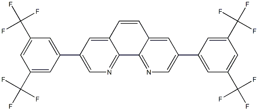3,8-Bis[{3,5-bis(trifluoromethyl)}phenyl]-1,10-phenanthroline CAS#: 1228032-35-6