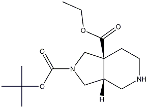(3AR,7AS)-2-TERT-BUTYL 7A-ETHYL HEXAHYDRO-1H-PYRROLO[3,4-C]PYRIDINE-2,7A(3H)-DICARBOXYLATE CAS#: 1217622-72-4